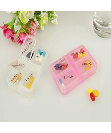 28 Compartment Daily Pill Case | Weekly Pill Organizer for Vitamins & Medications | Travel-Friendly Medication Planner - Buy Online on GoSupps.com