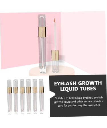 Healvian 6pcs Bottle Female Eyeliner Tubes Mascara Clear Refillable Mascara Tube - Buy Online on GoSupps.com