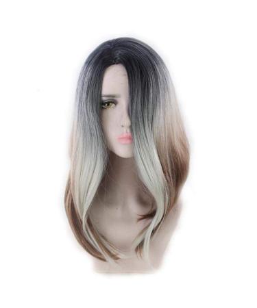 Shop Blonde Grey Curly Short Bob Wig for Women | Synthetic Afro Anime Cosplay Hair - Perfect for Parties & 80s Style - Buy Online on GoSupps.com