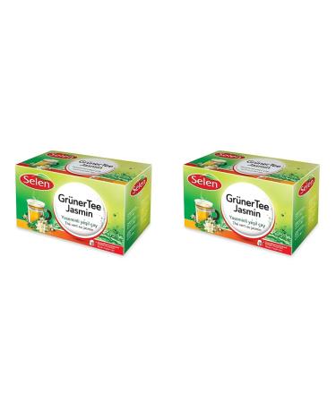 Selenium Green Tea Jasmine 20 tea bags (pack of 2) 20 pieces (pack of 2)