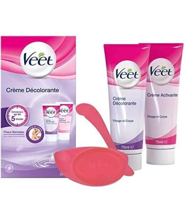 Veet Hair Lightening Cream for Face & Body - 2 x 75ml Bottles - Buy Online on GoSupps.com