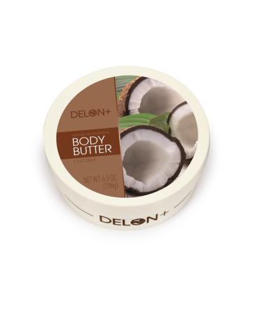 DELON Intense Moisturizing Body Butter 6.9 Oz (Coconut) 4-Pack - 27.6 Oz Total - Buy Online on GoSupps.com