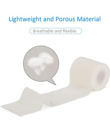 Buy Legal Bandage Association Self-Adhesive 5cm x 4.5m - 6 Rolls Cohesive Fixing Bandage for First Aid Dog Veterinary Wrap & Sports Elastic Bandage - White (6 PCs) - Buy Online on GoSupps.com