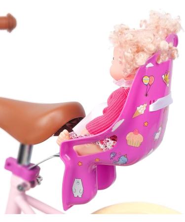 Avast Dolls Girls Bike Seat with DIY Unicorn Stickers - Perfect Children's Bicycle Gift Set in Violet - Buy Online on GoSupps.com