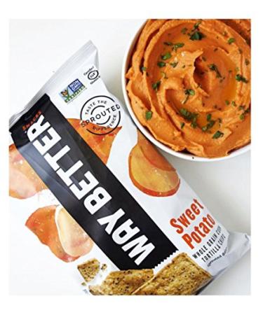 Way Better Snacks Gluten Free Sweet Potato Tortilla Chips - 12 Pack (1 oz each) - Buy Online on GoSupps.com