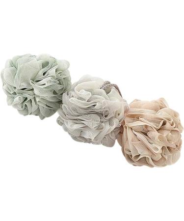 Buy Healifty 3pcs Shower Pouf Loofahs - Exfoliating Bath Scrubber Balls for Spa Experience | International Shipping Available - Buy Online on GoSupps.com