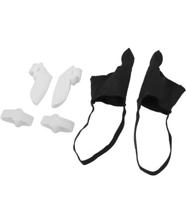 Hallux Valgus Corrector - Wear Resistant Straightener for Toe Correction, Black (Size L) - Buy Online on GoSupps.com