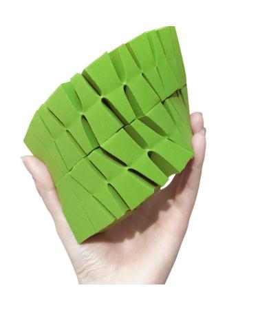 Buy 2 Triangle Velour Makeup Powder Puffs | Premium Foam Sponge for Foundation | Hydrophilic Polyurethane Cosmetic Puff - International Shipping Available - Buy Online on GoSupps.com