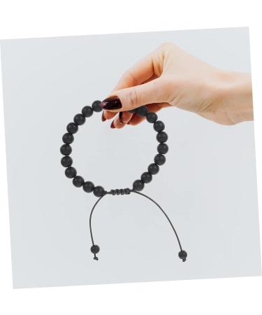 CHILDWEET 2pcs Stone Bracelet Bead Bracelet Beaded Bracelet Braided Couples Bracelets Couples Bracelet Feng Lucky Bracelet Festival Supply Man Holiday Items Natural Frosted Stone - Buy Online on GoSupps.com