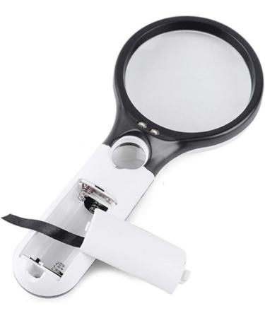 LED Handheld Magnifier with Light - 3X 20X Lens - Suitable Compatible with Books Newspapers Maps Coins and Crafts Made in China - Buy Online on GoSupps.com