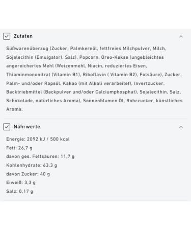 OREO Cookie Pop Popcorn - Canadian Chocolate Delight 149g | Heartforcards Shipping Protection - Shop Internationally! - Buy Online on GoSupps.com