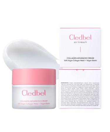 Collagen Advanced Cream 50ml - Vegan Firming & Hydrating Daily Cream for All Skin Types | Korean Skincare with 56% Vegan Collagen Elastin & Hyaluronic Acid - Paraben-Free - Buy Online on GoSupps.com