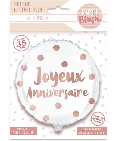 UDC STC Birthday Set - Blush & Rose Gold Party Decor | International Shipping Available - Buy Online on GoSupps.com