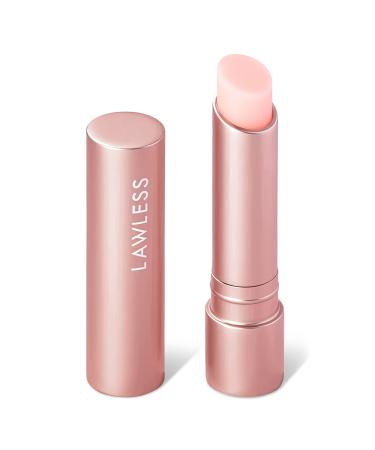 LAWLESS Women's Forget the Filler Lip Plumping Line Smoothing Tinted Balm  Pink Marshmallow  0.09 oz