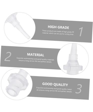 GOOHOCHY 10pcs Replacement Ear Washer Tips Disposable Ear Cleaning Tools Material Soft Yet Firm for Adult Wash - Buy Online on GoSupps.com