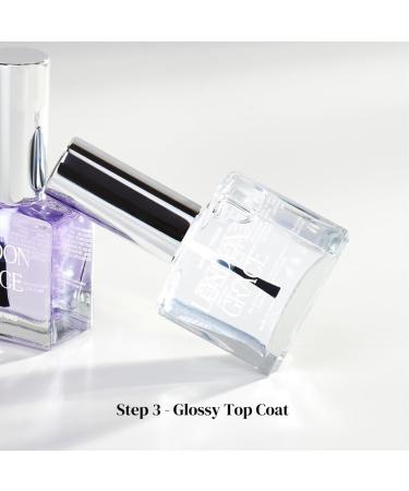 London Grace Nail Gift Set | Includes 12ml Base Hazel Polish & Top Coat | Nail Strengthener Base Coat Earthy Brown Long Lasting Vegan Eco-conscious Varnish & Chip Resistant Glossy Top Coat - Buy Online on GoSupps.com