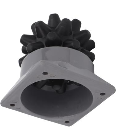 Verdant Touch Manual Massage Ball - Spiky Suction Massage Ball for Yoga & Fitness | Fascia Relief & Recovery - Black - Buy Online on GoSupps.com