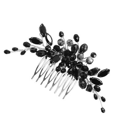 Decor Rhinestone Hair Accessories Hair Toppers Bridal Hair Accessories Hair Side Comb Hair Accessories for Women Bride Hair Comb Women Hair Comb Metal Wedding Crystal Dish Women's