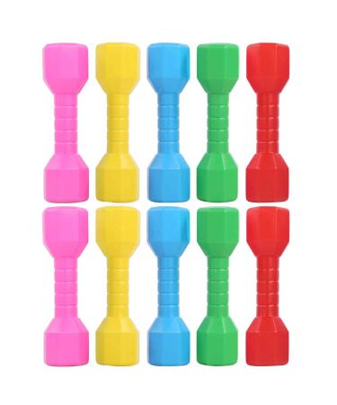 Changor 10pcs Plastic Dumbbell for Children for Kids