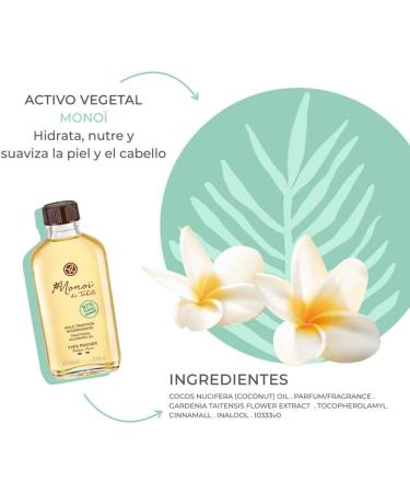 Yves Rocher - Traditional Tahitian Monoi Oil - 100 ml - Buy Online on GoSupps.com
