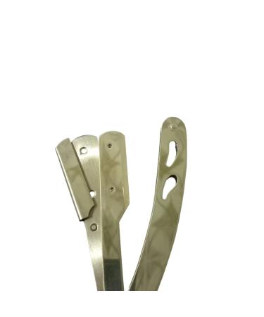 Premium Golden Straight Edge Barber Shaving Razor for Men - Close Shave & Storage Pouch - International Shipping - Buy Online on GoSupps.com