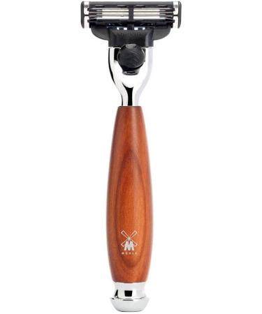 M HLE Vivo Shaving Set | Pure Badger Hair & Plum Wood | Compatible with Gillette Blades - Premium International Shipping - Buy Online on GoSupps.com