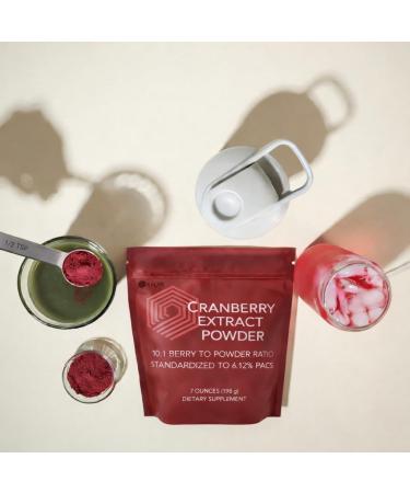 Xalya Cranberry Powder Unsweetened Cranberry Powder Pure Extract -10 to 1 Cranberries Ratio Standardized to 6.12 Percent PACs 7 Ounce Bag - Buy Online on GoSupps.com