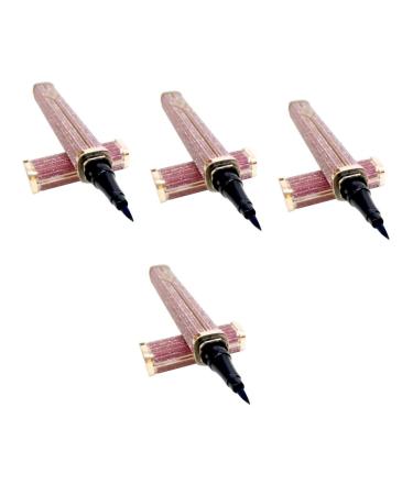 minkissy 4Pcs Eyeliner Colored Eyeliner Pencils Makeup Liquid Liner Makeup Kit Womens Pen Duo Eyelash Black EPencil Women