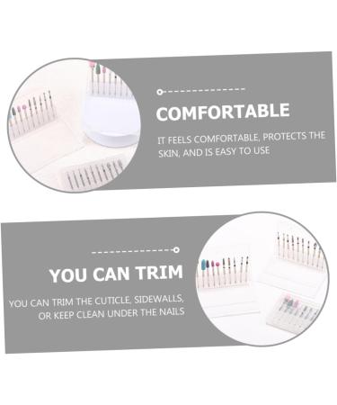 minkissy 3 Sets Nail Polisher Nail Drills for Acrylic Nails Professional Manicure Nail Drill Bits Power Tools Manicure Trimming Polishing Heads Efficient Alloy Tungsten Steel Tapa - Buy Online on GoSupps.com