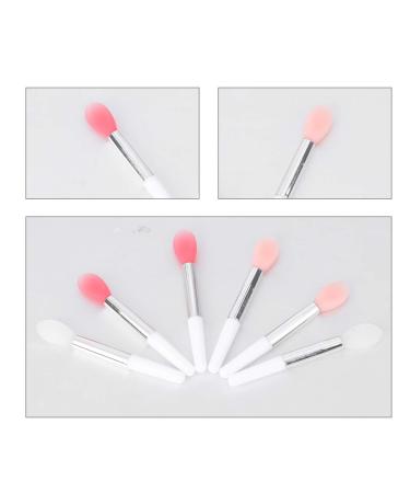 FRCOLOR Silicone Lip Brush Set - 6 PCS Single Head Lip Balm & Oil Applicator - Essential Makeup Brush for Smooth Application - Buy Online on GoSupps.com