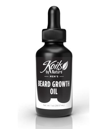 Koils by Nature Beard Growth Oil | 1 Oz | Stimulate Hair Growth - Prevent Razor Burn and Itching