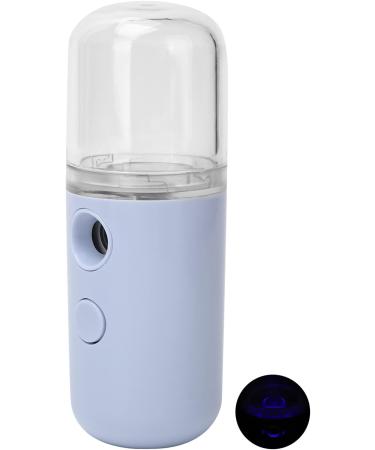 Saluaqui Handheld Face Mist Sprayer Rechargeable Moisturizing Nano Facial Mister Hydrating Face Humidifier Handy Hydrating Sprayer with Visual Water Tank (Light Purple) - Buy Online on GoSupps.com