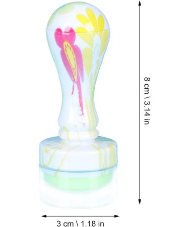 Minkissy Silicone Nail Stamp & Scraper - Clear Nail Art Stamping Tool for Acrylic Manicure 8x3cm - Buy Online on GoSupps.com