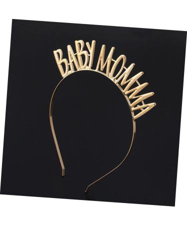 Amosfun Baby Clothes Tiara Head Band Womens Headbands Fashion Headbands Mom Hair Hoop Gold Outfit Mom to Be Headband Mom Headband Party Headband Party Costume Headgear Miss Clothing Alloy - Buy Online on GoSupps.com