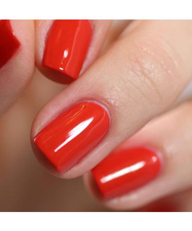 Lanature Vegan Water-Based Nail Polish Set - Classic Red Peel-Off Colors with Top Coat - Eco-Friendly Beauty - Buy Online on GoSupps.com