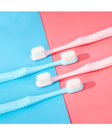 Buy Healvian 4-Piece Coal Toothbrush Set | Adult Nylon Toothbrushes for Chewing & Portable Use - Ideal for Pregnant Women - Buy Online on GoSupps.com