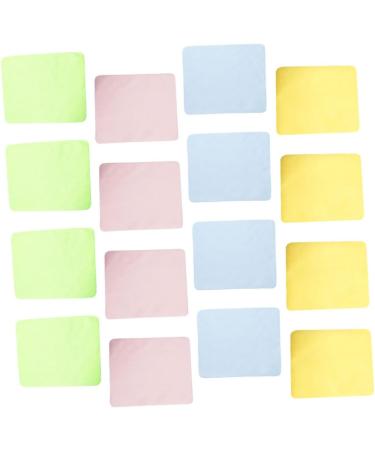 Healeved 60 Pcs Microfiber Cleaning Cloths - Lens & Glasses Cleaning Cloths Assorted Colors (18x15cm) - Perfect for Screens & Eyewear - Buy Online on GoSupps.com