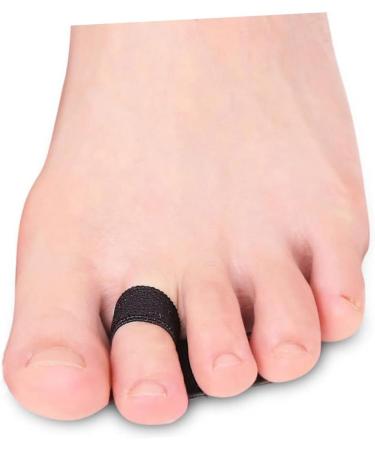 GAFOKI 2pcs Toe Separators for Men - Adjustable Hammer Toe Cushion with Elastic Band - Black Orthotic Toe Cover - 7x4cm - Buy Online on GoSupps.com