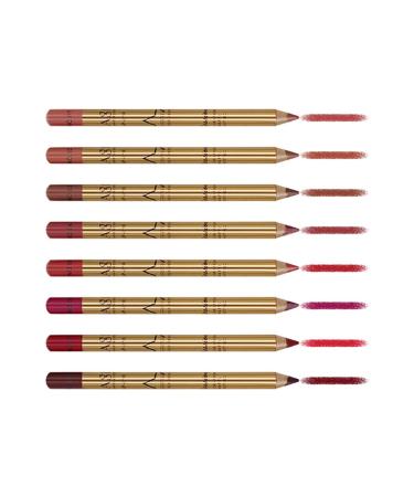 8PCS Waterproof Lip Liner Pencil Kit | Long Lasting Retro Lipstick Pen Set | Smooth & Sweat-proof Cosmetic Collection - Buy Online on GoSupps.com
