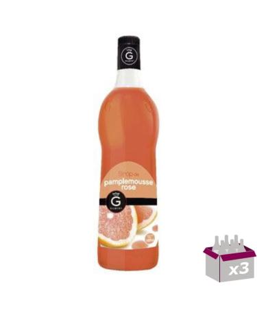 Set of 3 Rioba Syrups - Pink Grapefruit - 3 x 1L