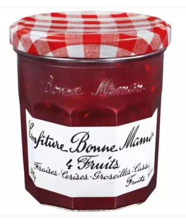 Bonne Maman 4 Red fruits jam 370g - Pack of 6