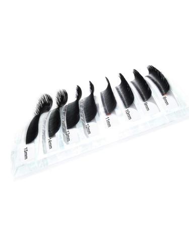 Individual Eyelashes Eyelash Extensions 1:1 Thickness 0.03 to 0.20 Black D Curl 16mm - Buy Online on GoSupps.com