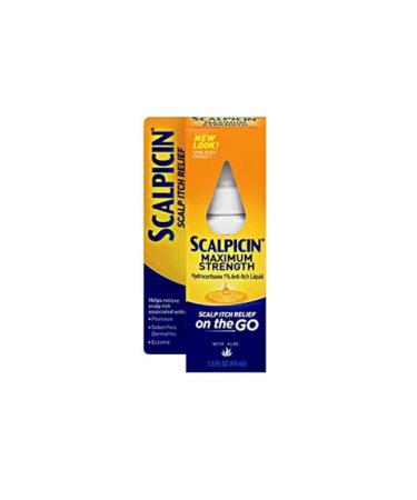 Scalpicin Maximum Strength Scalp Itch Relief 1.5 Ounce