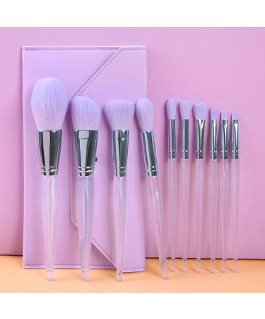 10-Piece Makeup Brush Set | Premium Wooden Handle Beauty Tools for Flawless Eyeshadow Application - Buy Online on GoSupps.com