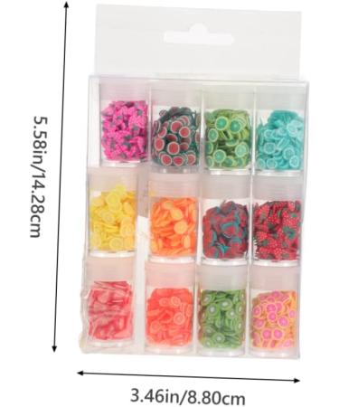 12 Boxes Nail Art Accessories Strawberry Slices Diy Nail Art Fruit Nail Charms Fruit Nail Decals Nail Decorations for Nail Art Nail Fruit Slices Soft Pottery Mini Do It Yourself 3d - Buy Online on GoSupps.com
