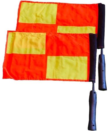 RefStuff Soccer Referee PRO Flags - High-Quality Assistant Linesman Flags (Pair) - Buy Online on GoSupps.com