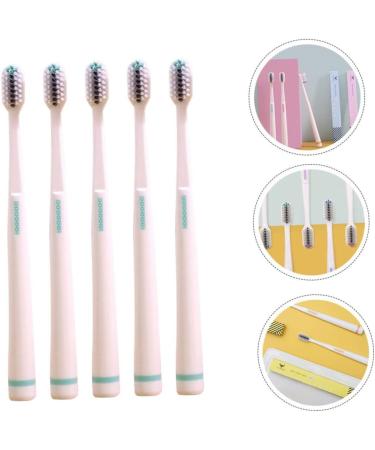 Minkissy 5-Pack Soft Bristle Toothbrushes for Adults - Light & Practical Tooth Cleaning Brushes in Spiral Color Box - Buy Online on GoSupps.com