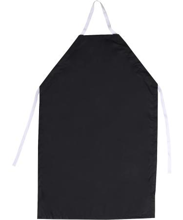 EISCO Rubber Vinyl Apron Medium (27 W x 36 L) - Adjustable Bib Apron for Dishwashing Butcher Laboratory - Black - Buy Online on GoSupps.com