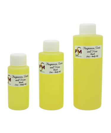 Peach Fragrance Oil - 1 Fl Oz Glass Roll On (30ml) 1.01 Fl Oz (Pack of 1)
