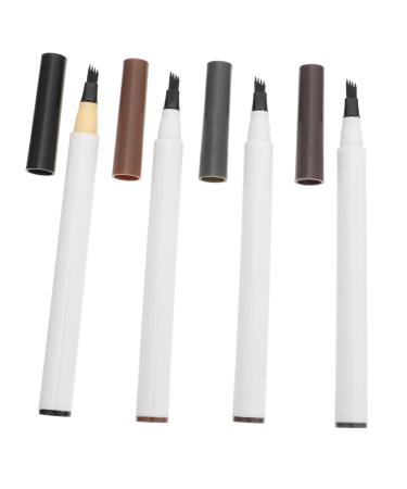 Angoily 24 Pcs Four Forked Eyebrow Pencil Very Fine Miss Brush